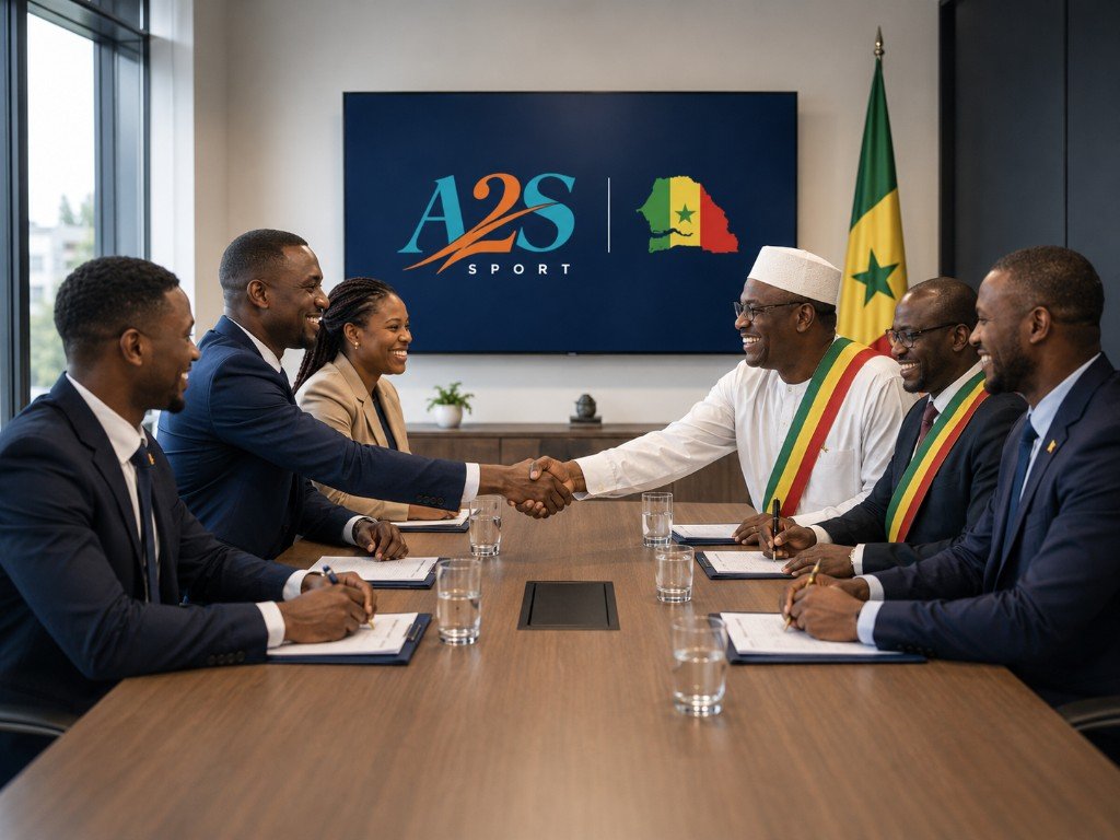 Signature de partenariat A2S Sport au Sénégal